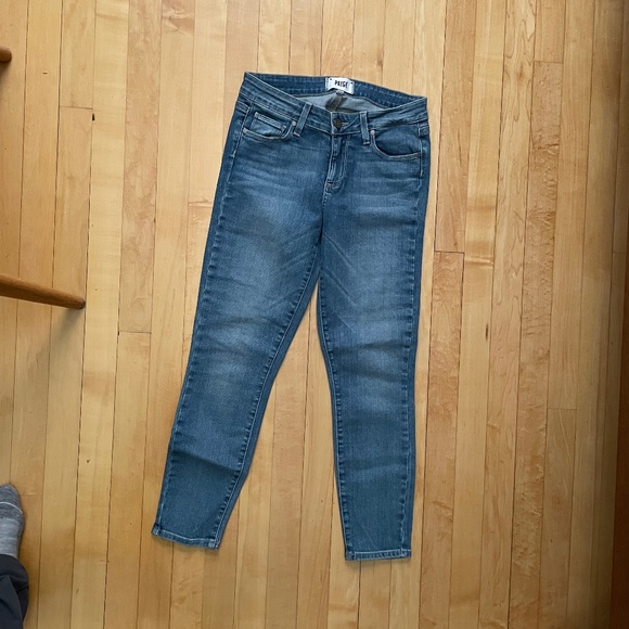 NWT Paige Verdugo Crop Mid Rise Ultra Skinny size 27 - Picture 1 of 5